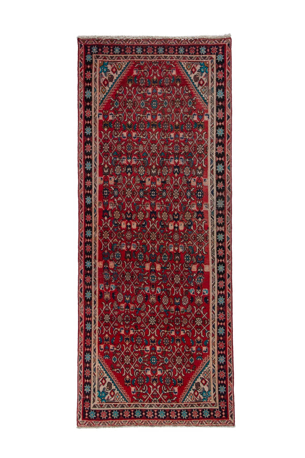 3995, Persian Hamadan Runner Rug