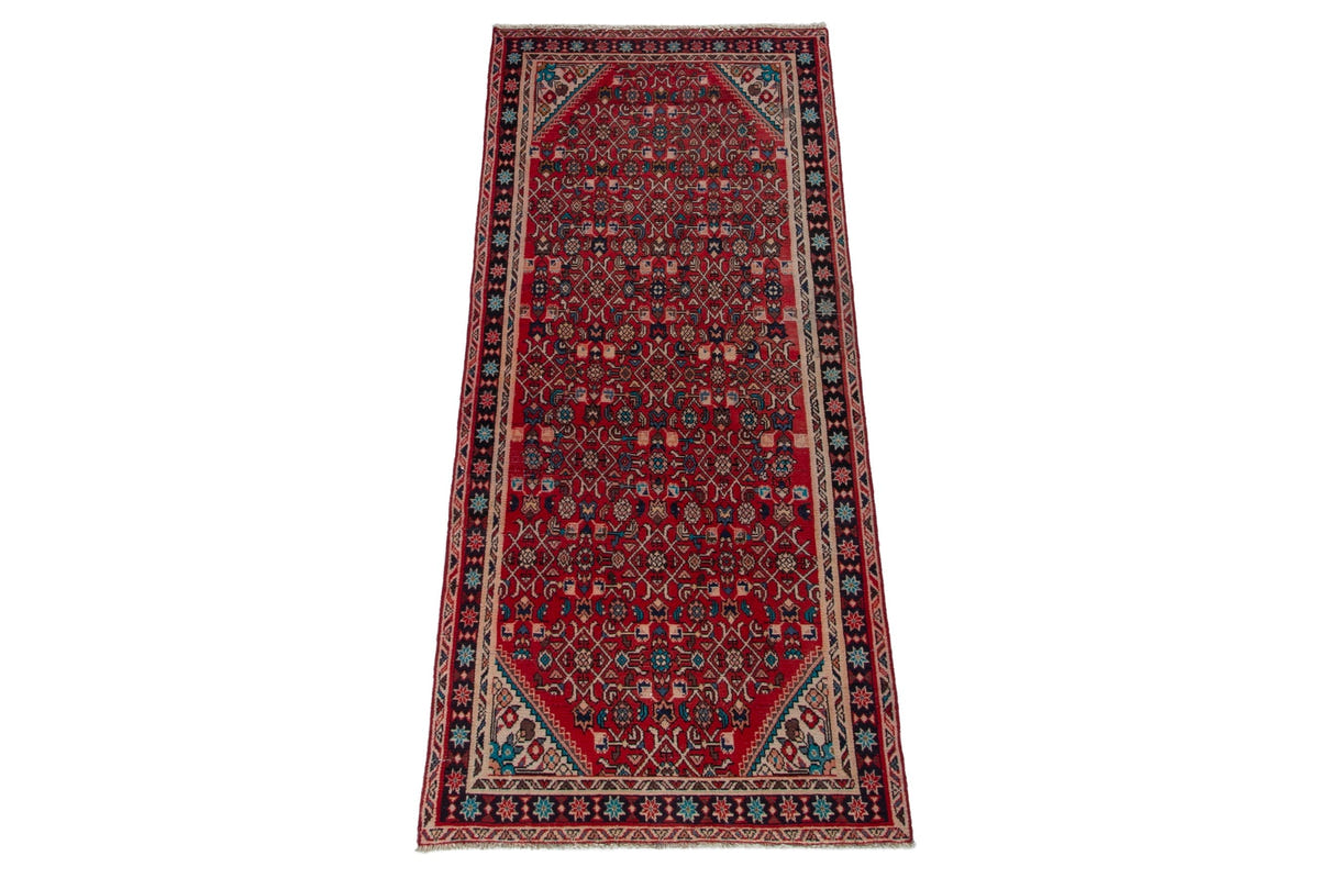 3995, Persian Hamadan Runner Rug
