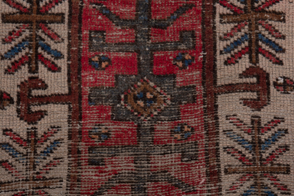 4032, Persian Gharajeh Runner Rug