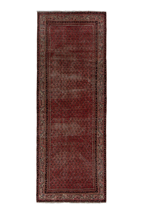 4037, Persian Botteh Runner Rug