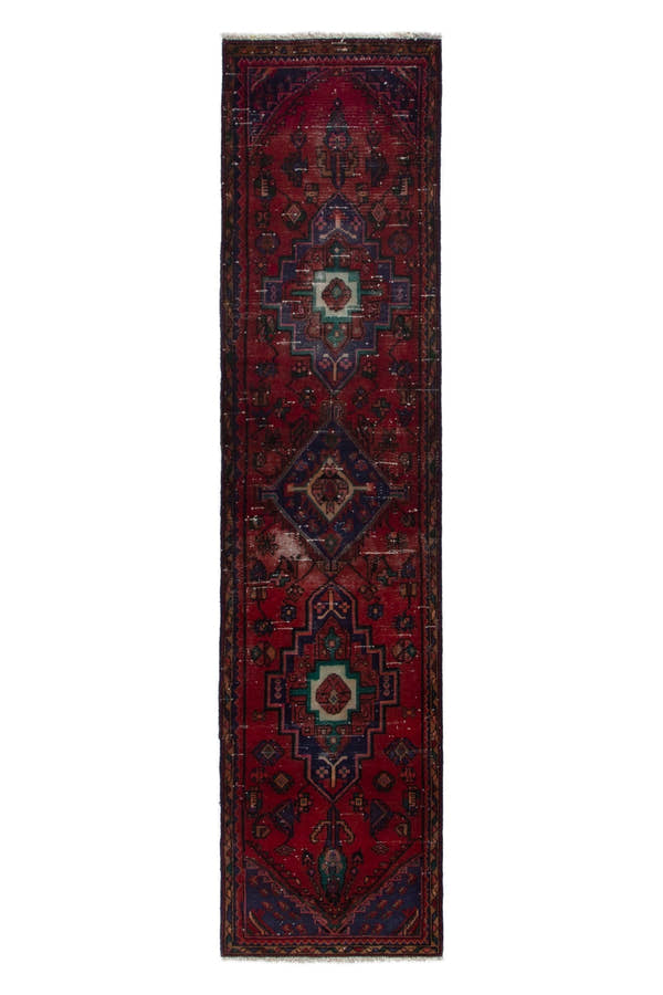 4039, Persian Hamadan Runner Rug