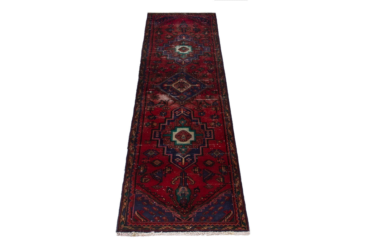 4039, Persian Hamadan Runner Rug