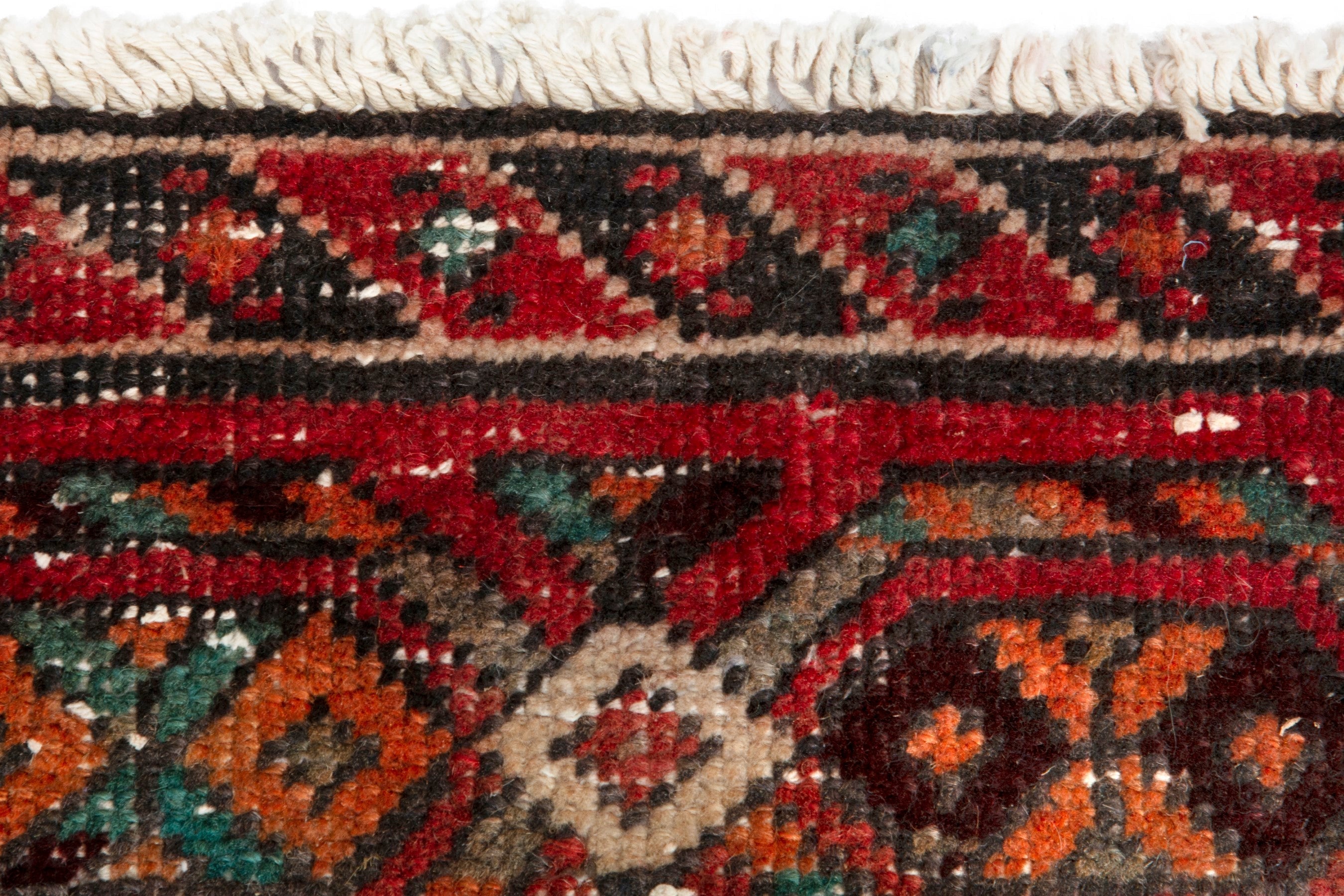 Persian Azerbaijan runner rug in deep red and burgundy, view 14 of 18