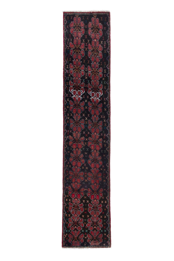 4056, Persian Sanandaj Runner Rug