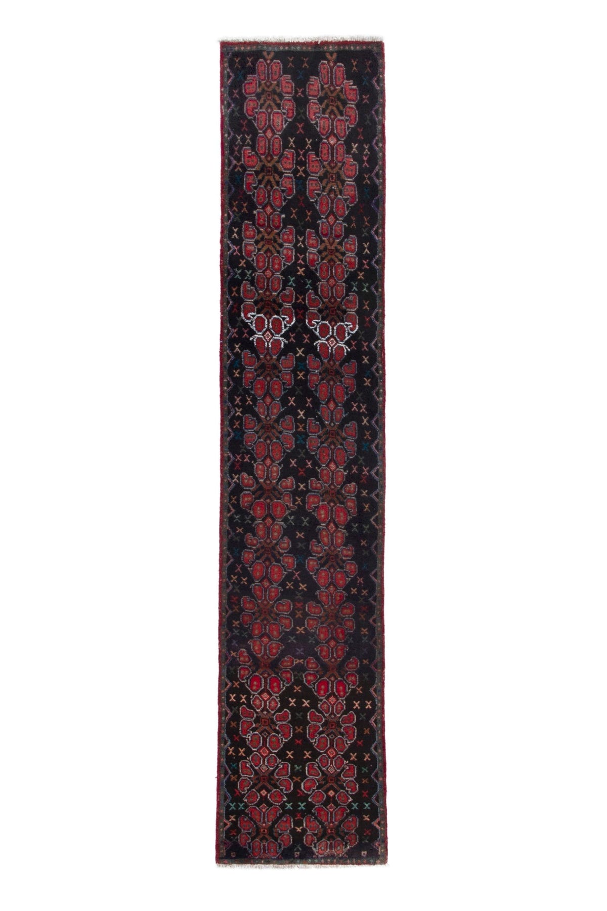 4056, Persian Sanandaj Runner Rug