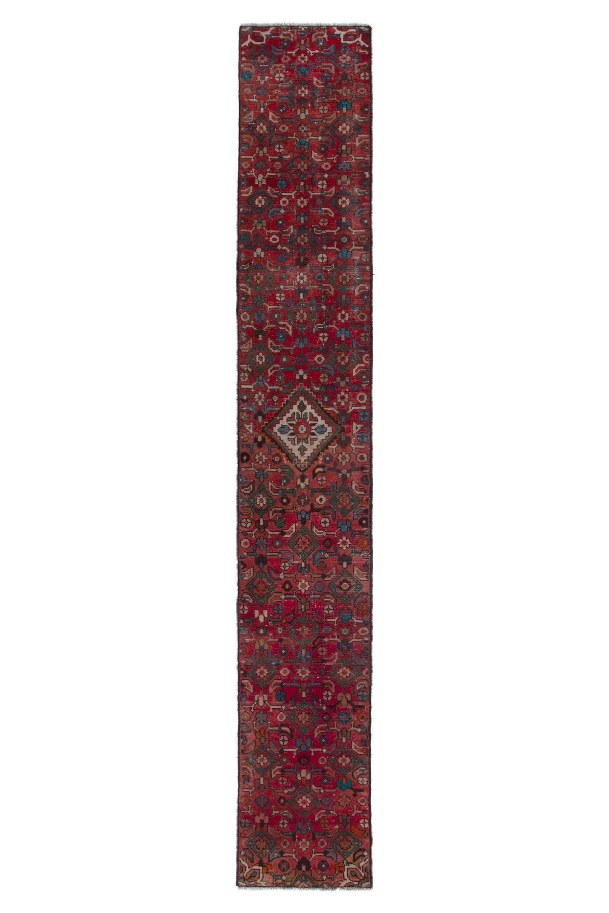 4058, Persian Hamadan Runner Rug