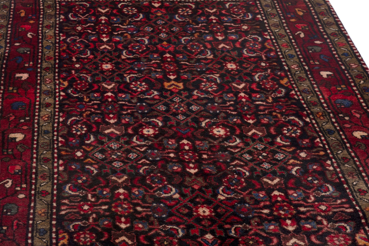 4061, Persian Hamadan Runner Rug