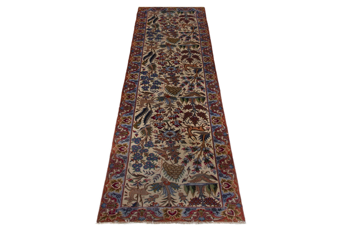 4064, Persian Kashmar Runner Rug