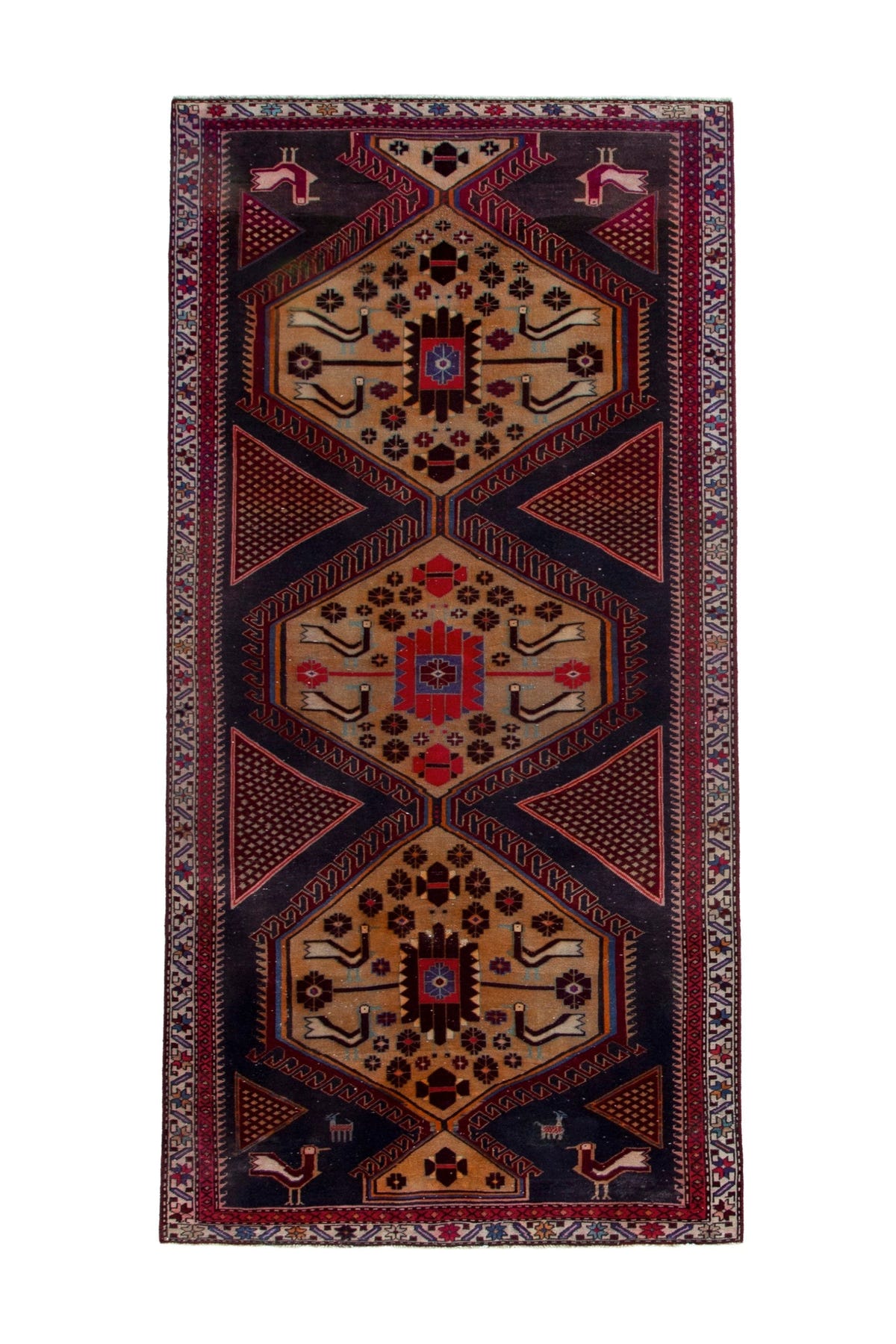 4067, Persian Ardabil Runner Rug