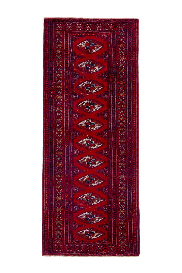 4068, Persian Torkaman Runner Rug