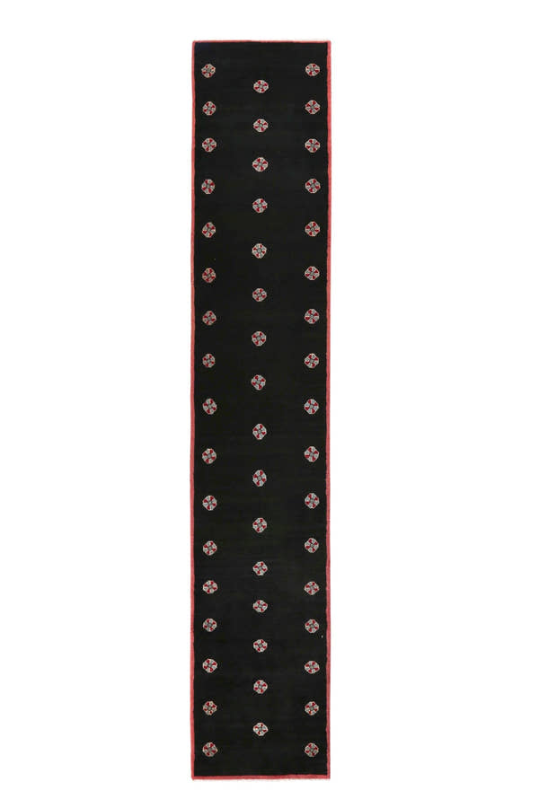 4070, Persian Gabbeh Runner Rug