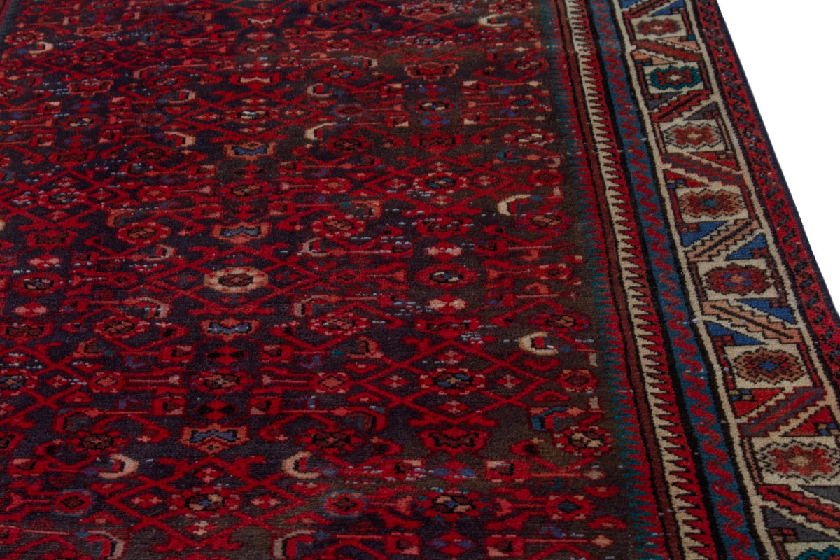 4073, Persian Hamadan Runner Rug