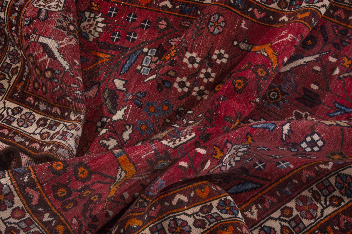 4075, Persian Hamadan Runner Rug