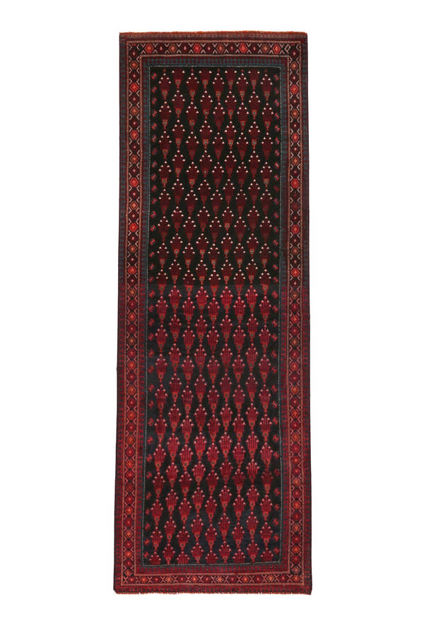 4077, Persian Baluch Runner Rug