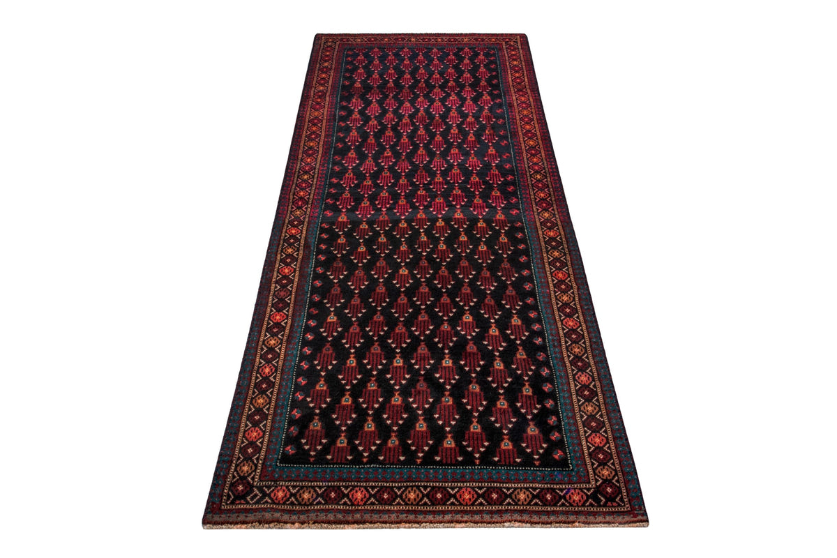 4077, Persian Baluch Runner Rug