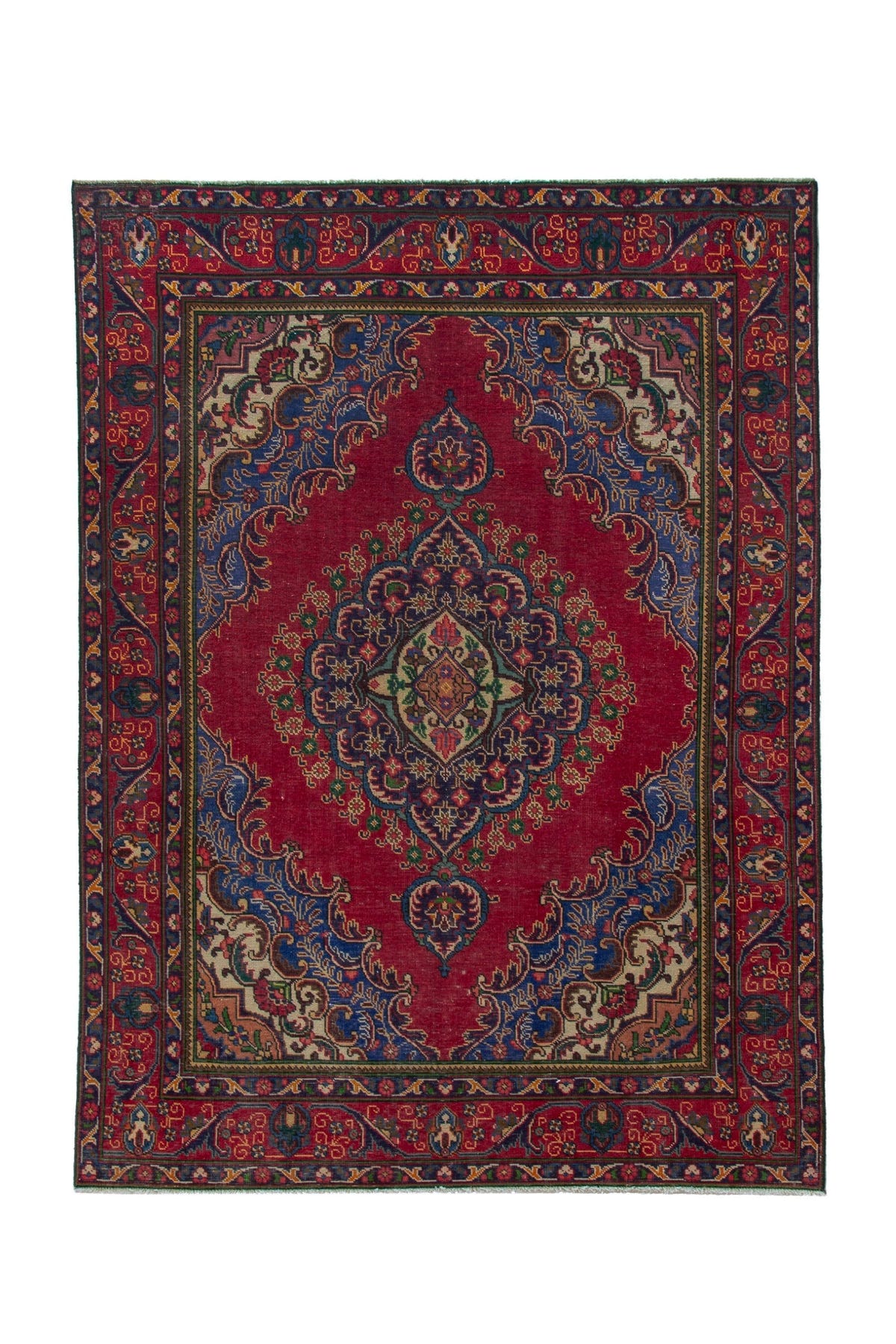 4111, Persian Tabriz Area Rug