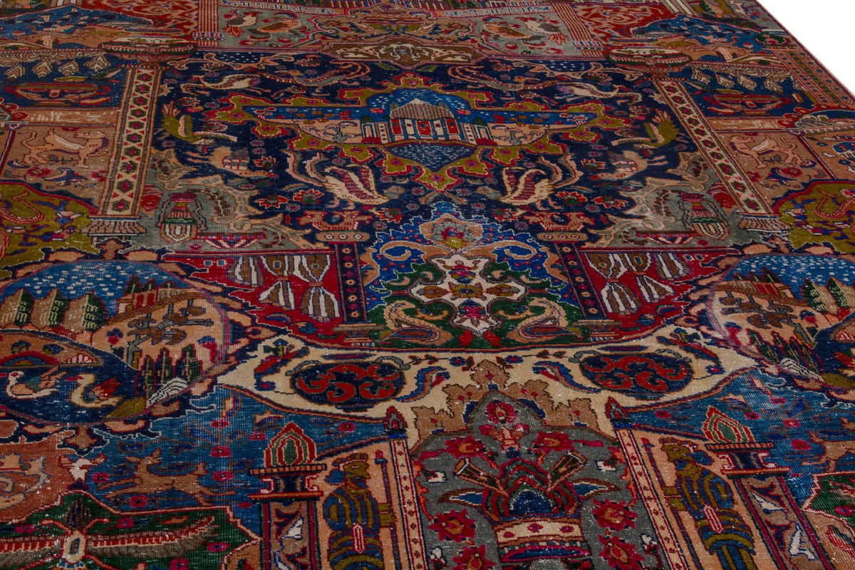 4114, Persian Kashmar Oversized Rug
