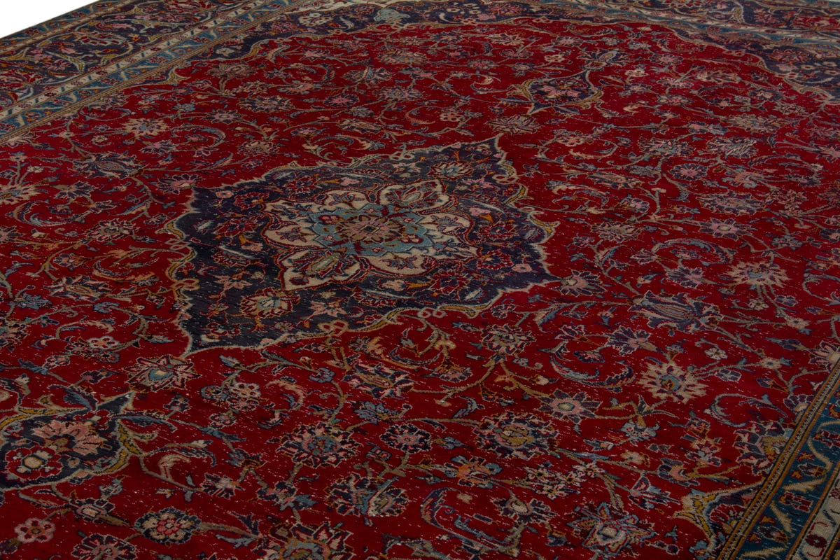 4142, Persian Kashan Oversized Rug