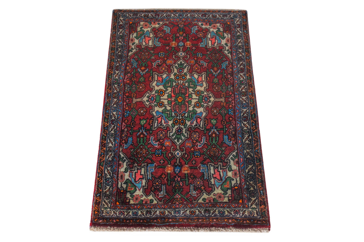 4161, Persian Bijar Mini Rug