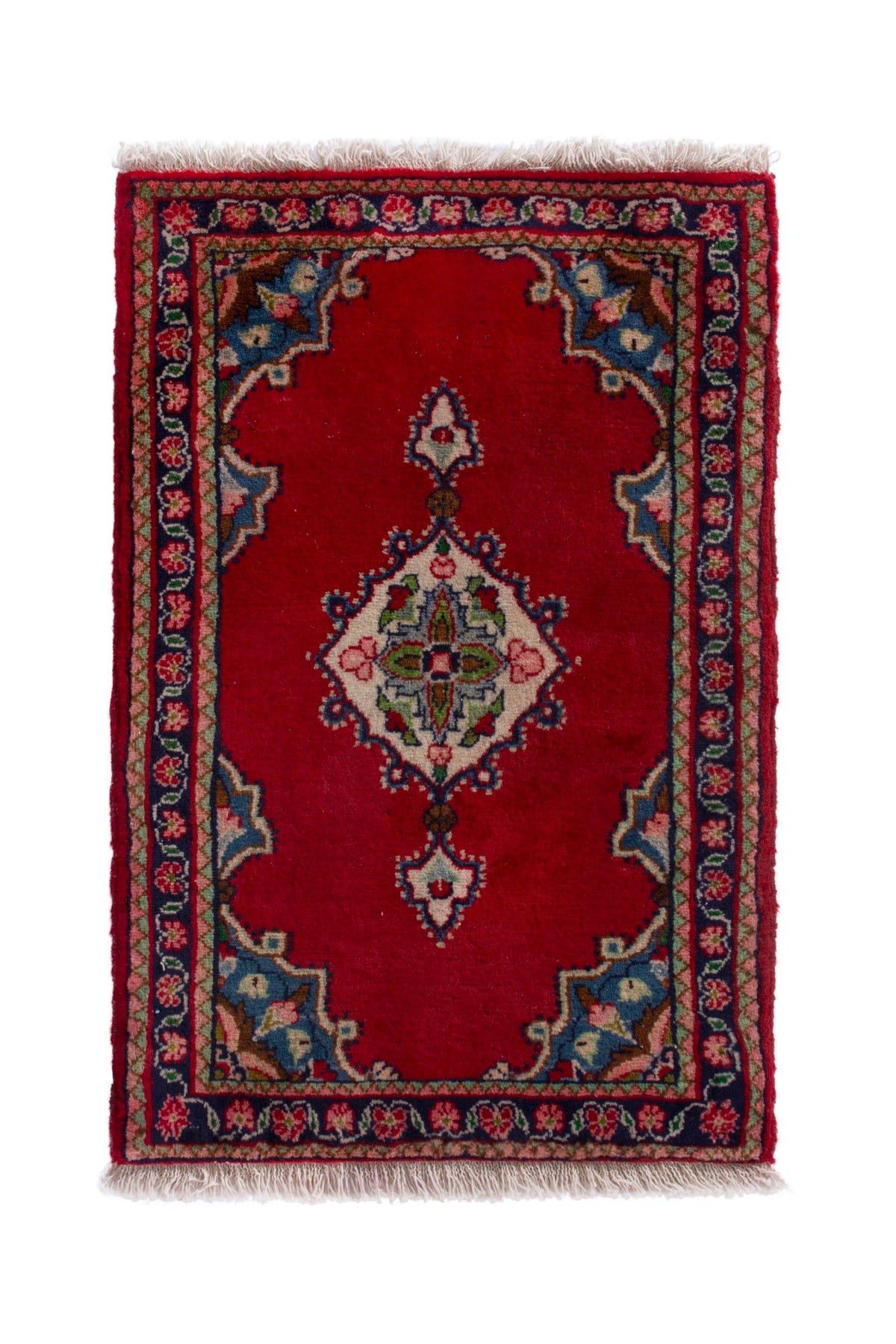 4170, Persian Hamadan Mini Rug