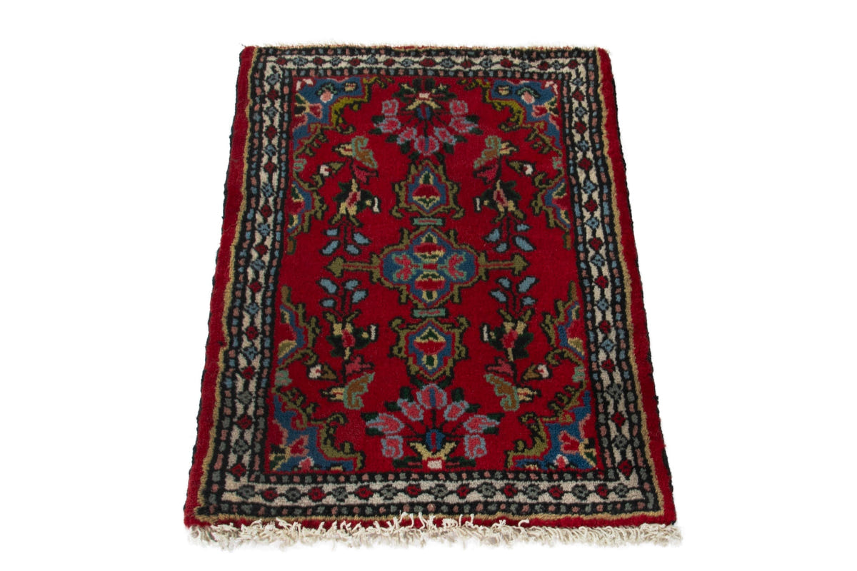 4174, Persian Hamadan Mini Rug
