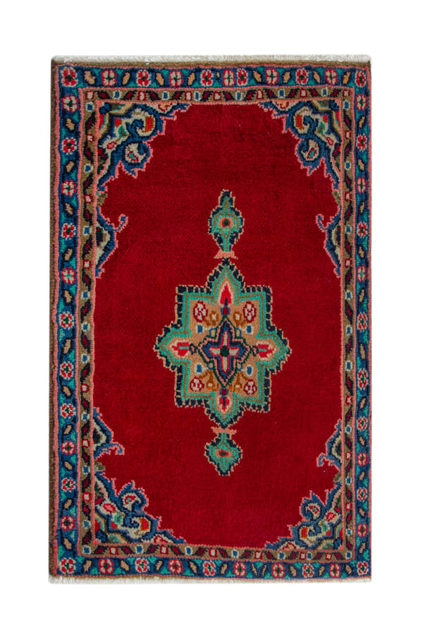 4184, Persian Hamadan Mini Rug
