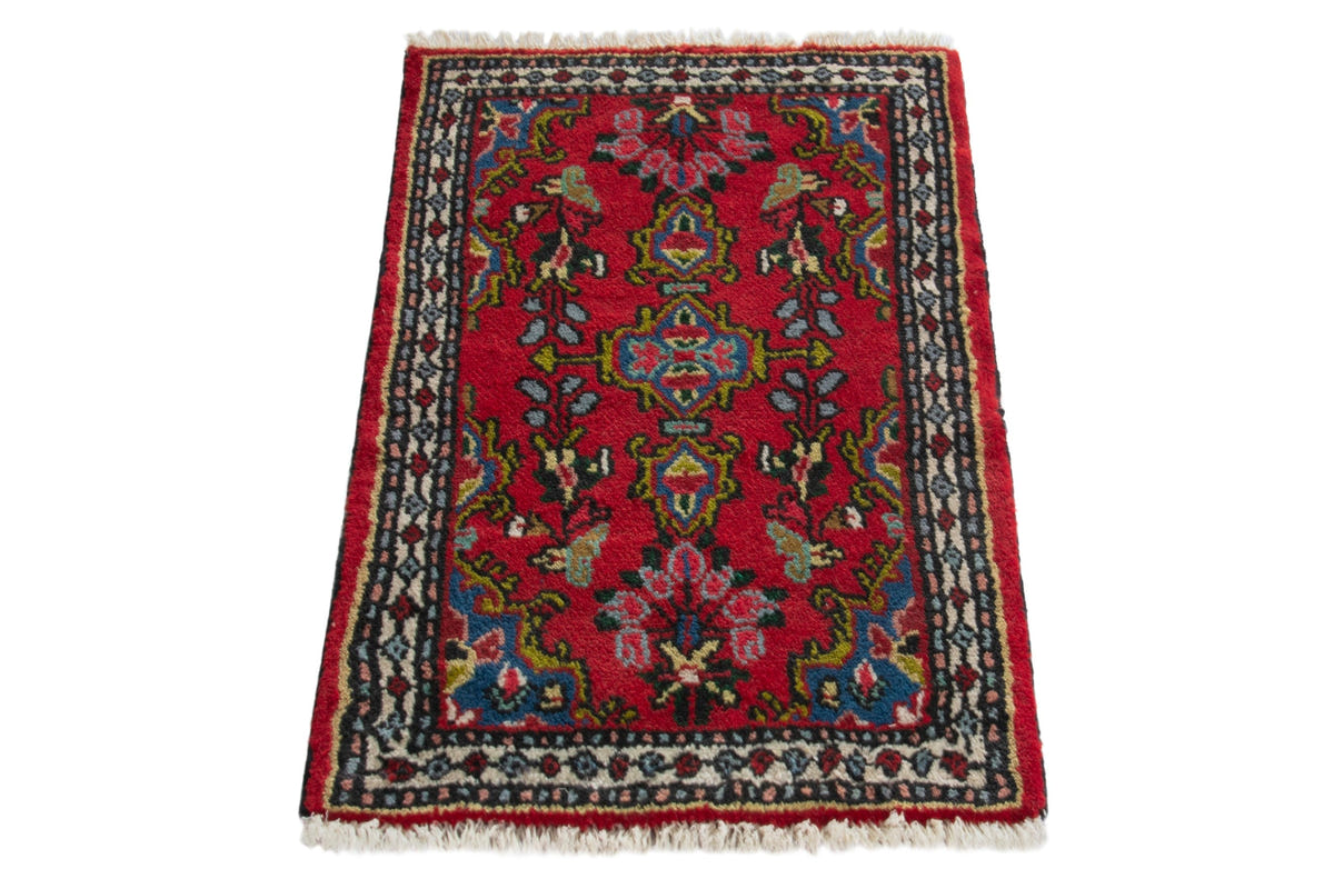 4185, Persian Hamadan Mini Rug