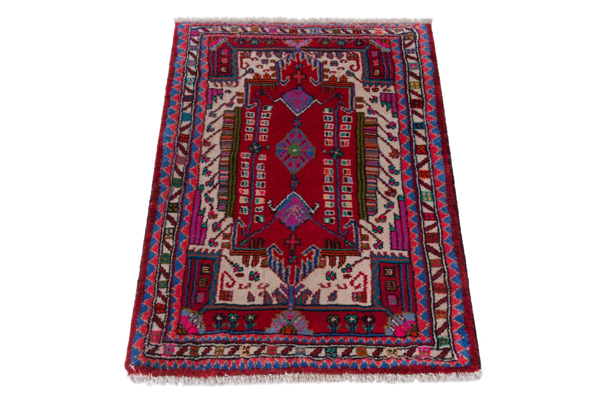 4189, Persian Hamadan Mini Rug