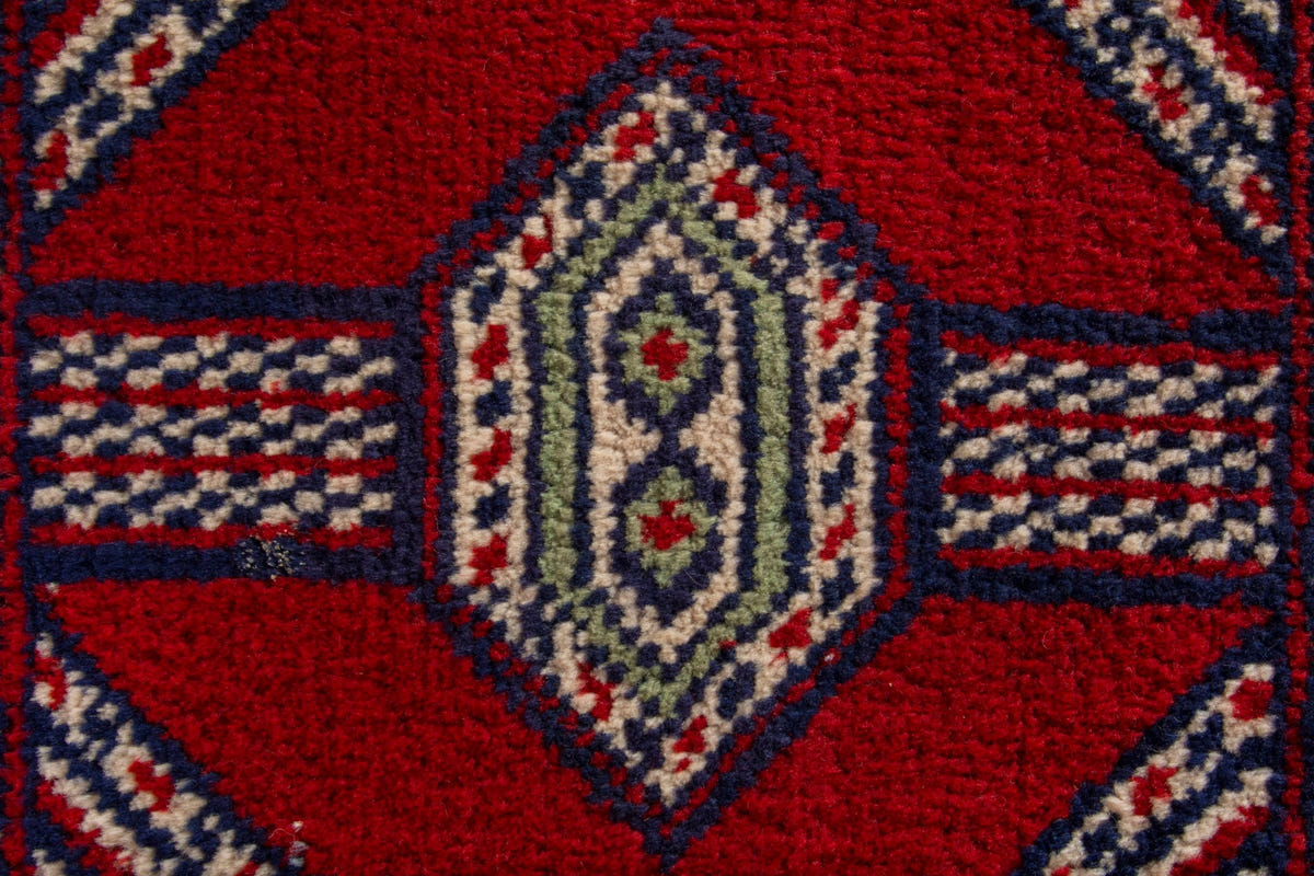 4191, Persian Torkaman Mini Rug