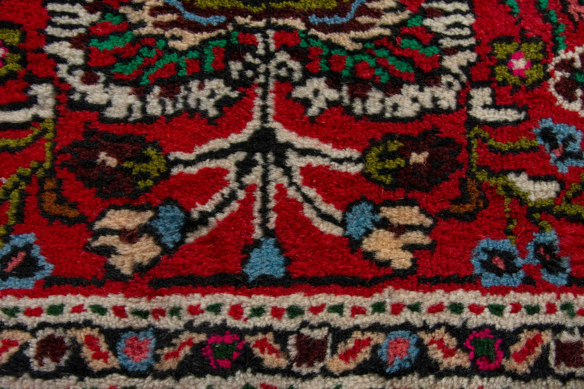 4196, Persian Hamadan Mini Rug