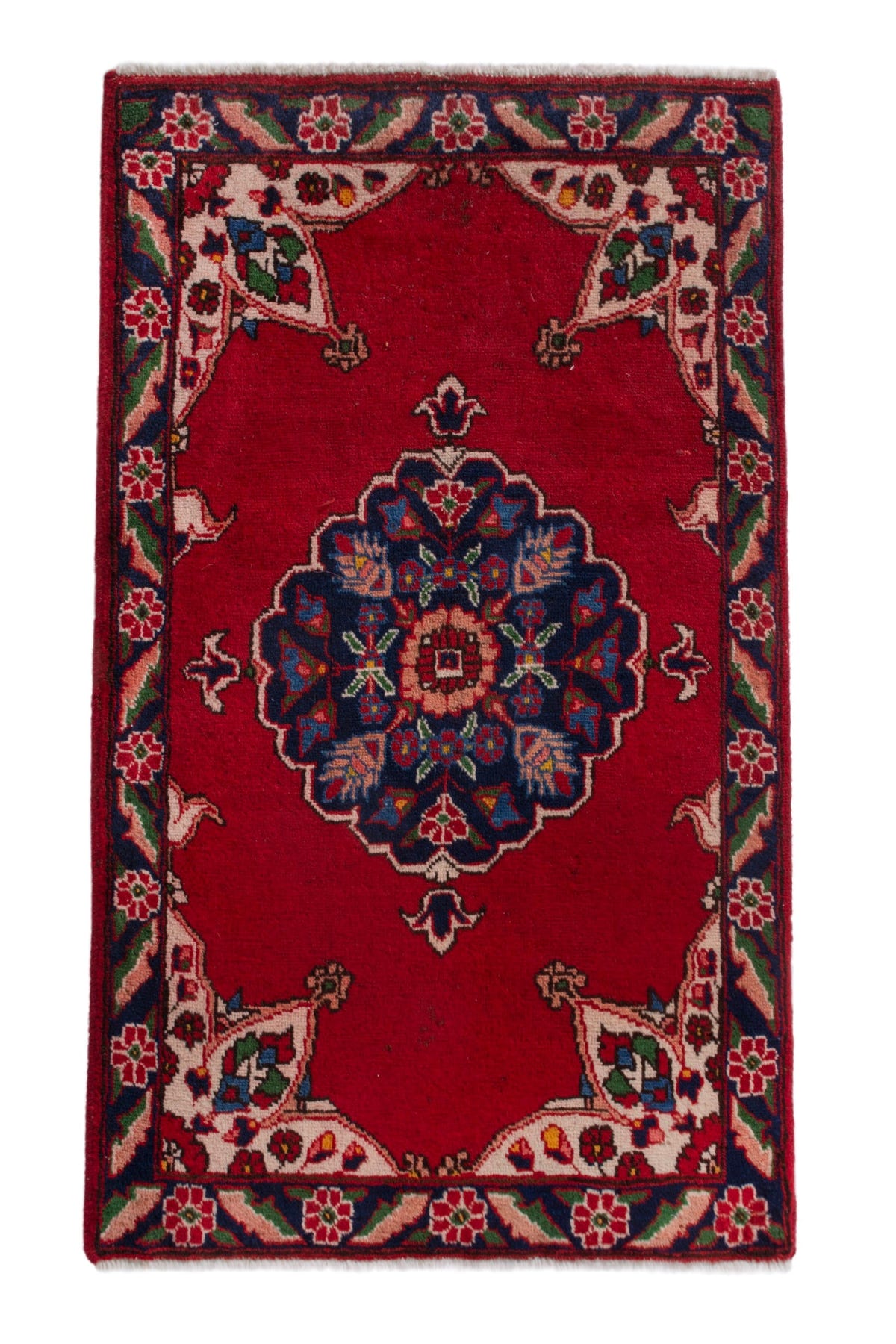 4197, Persian Tabriz Mini Rug