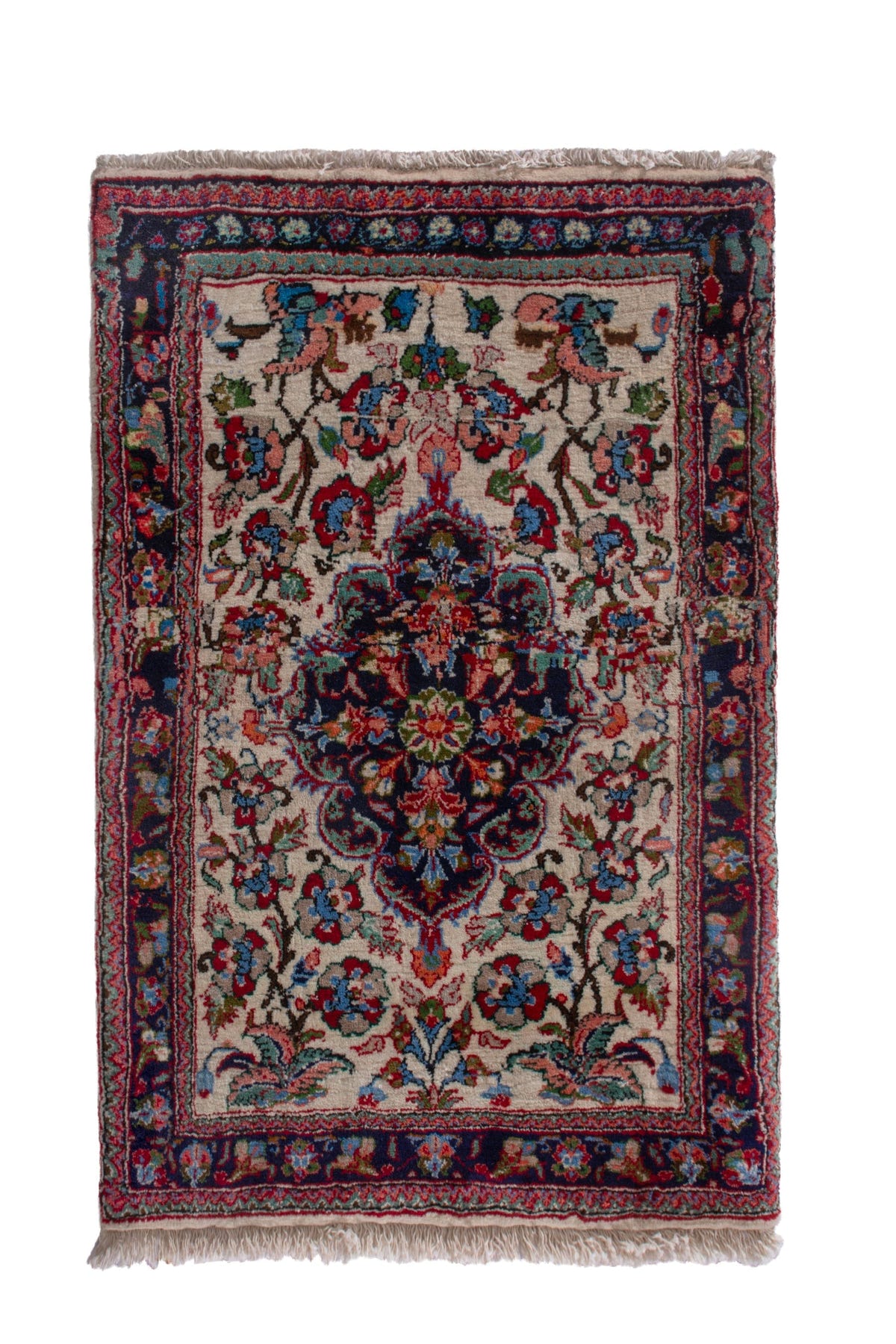 4210, Persian Torkaman Mini Rug