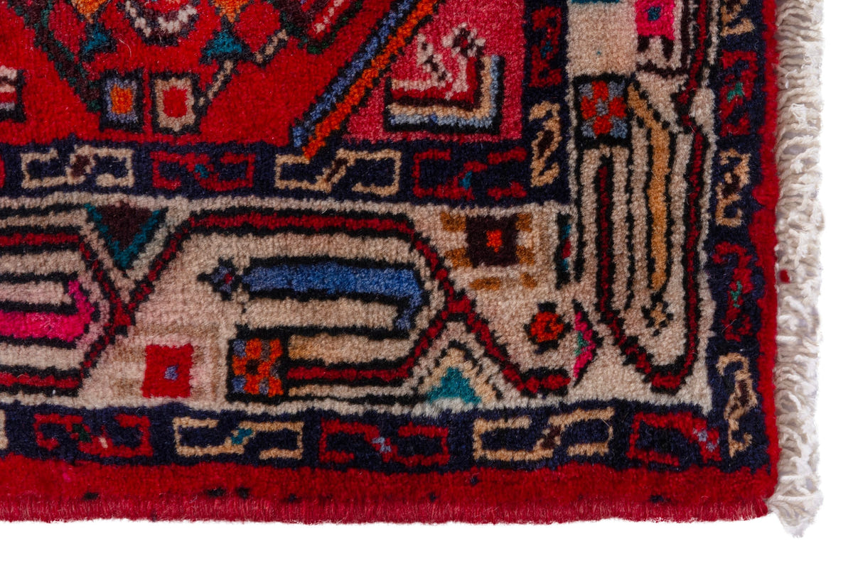 4212, Persian Hamadan Mini Rug