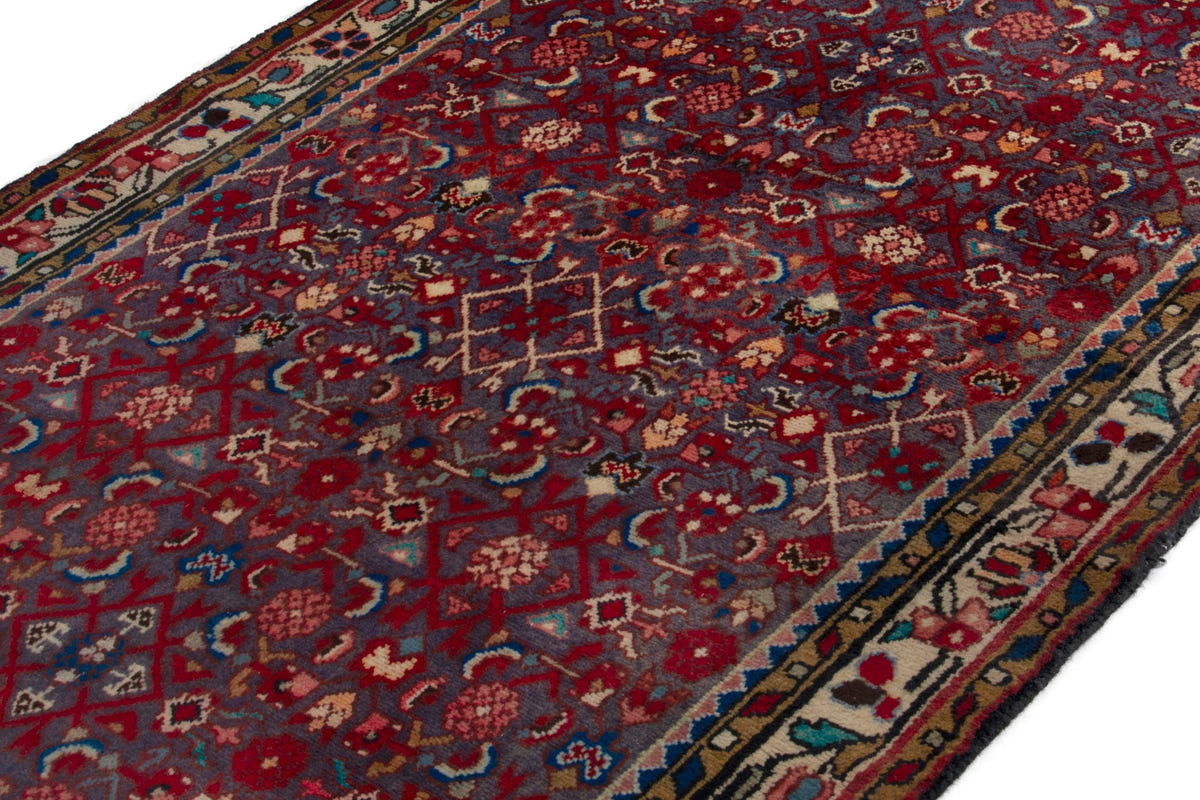 4227, Persian Hamadan Runner Rug