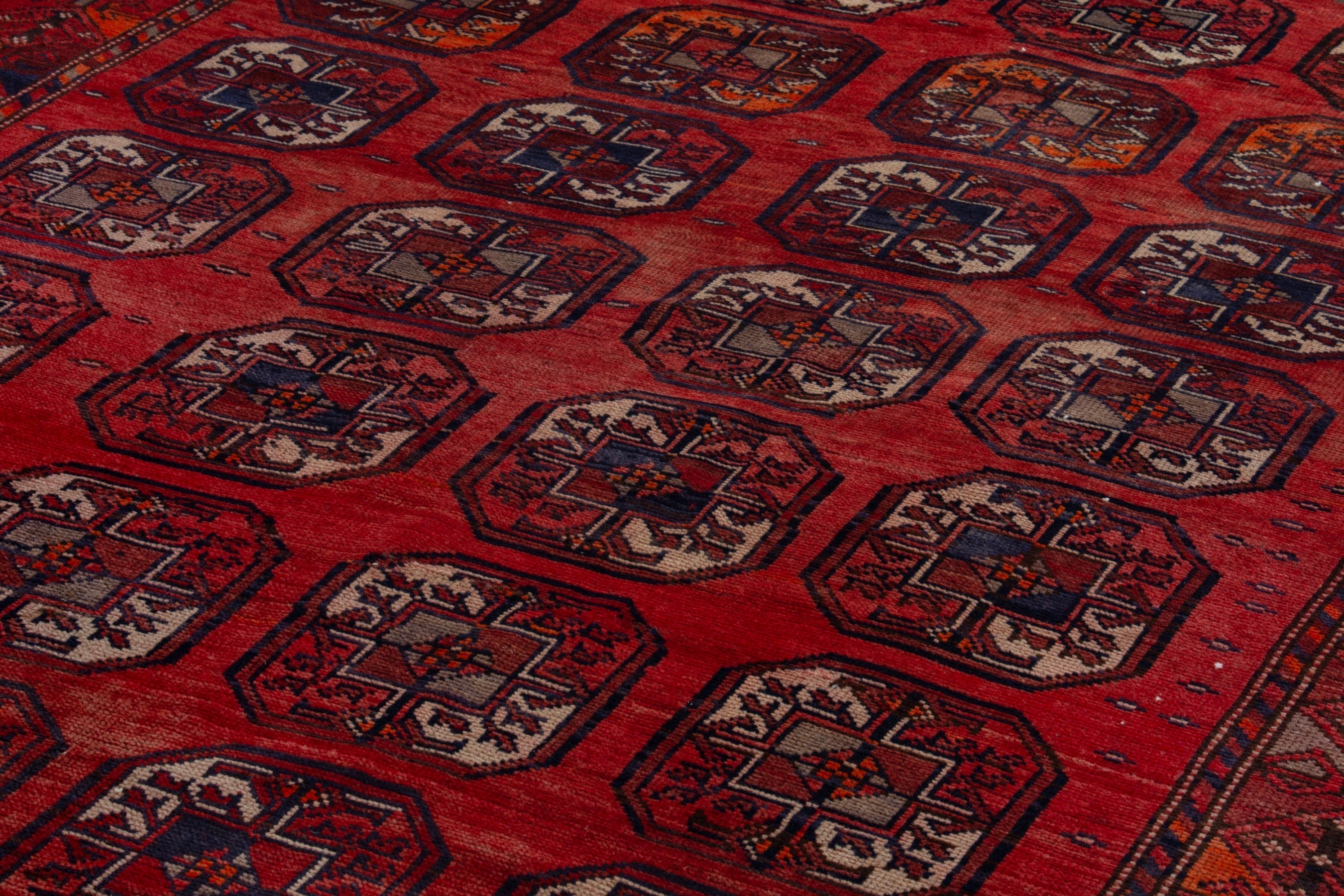 Persian Ghoochan area rug in deep red and burgundy, view 7 of 19
