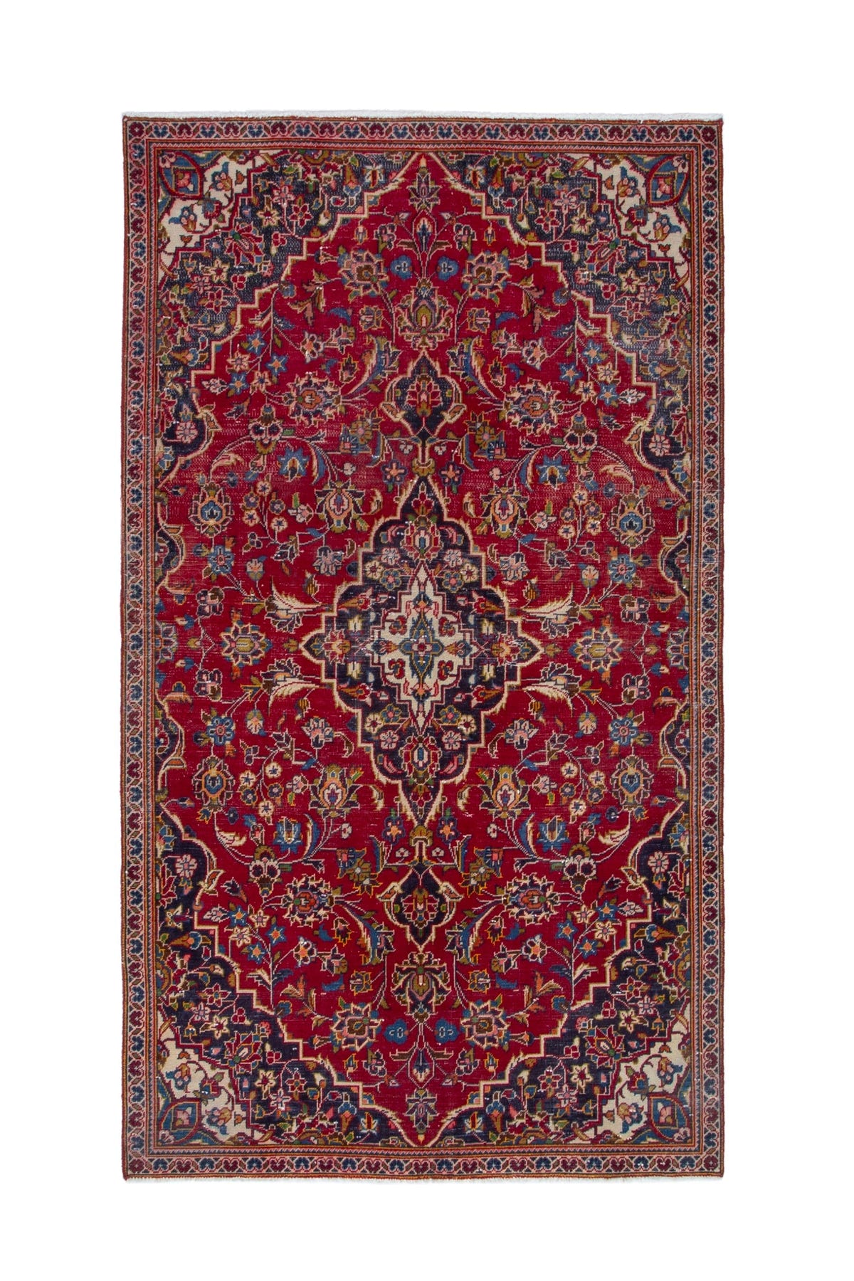 4251, Persian Kashan Area Rug