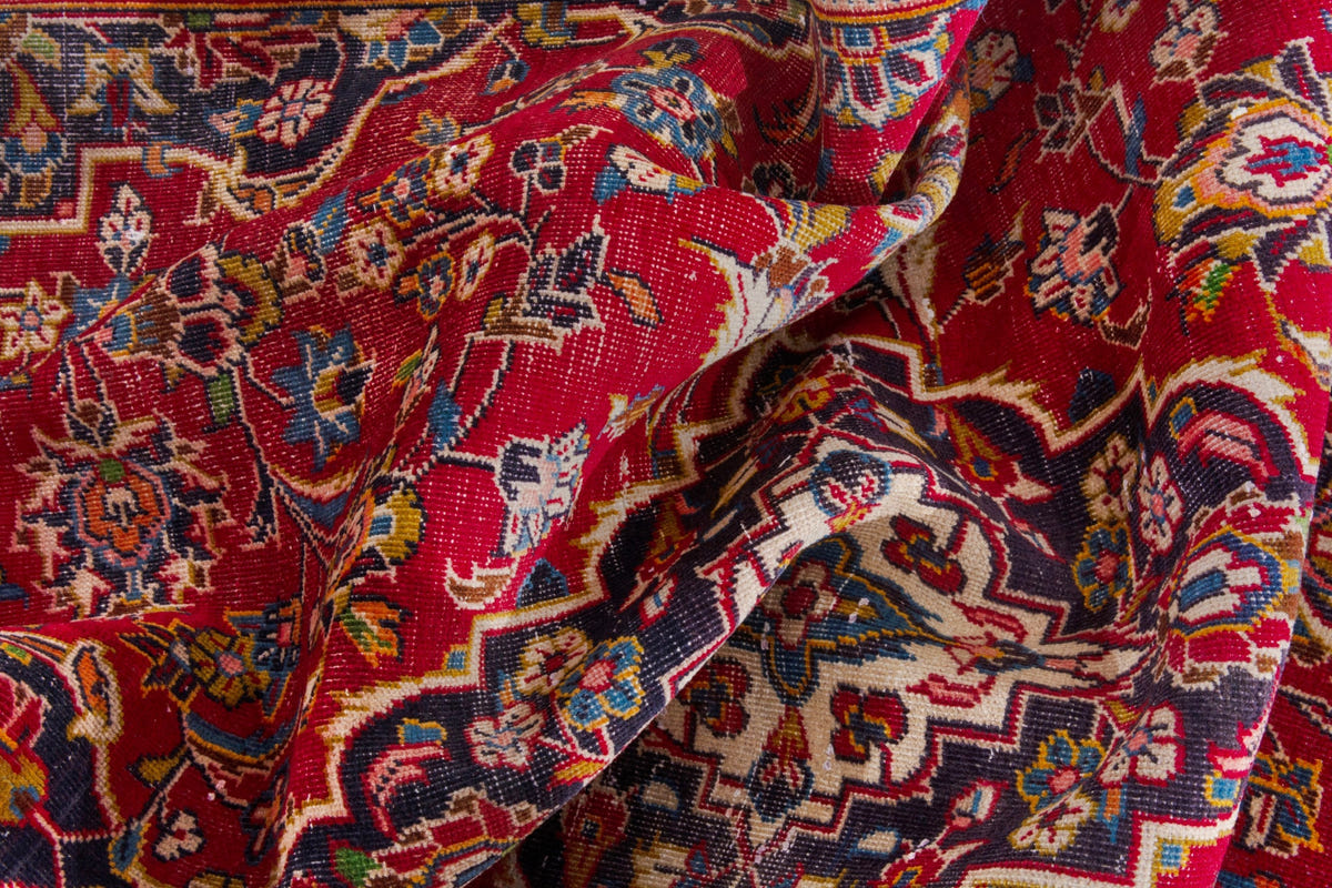 4251, Persian Kashan Area Rug
