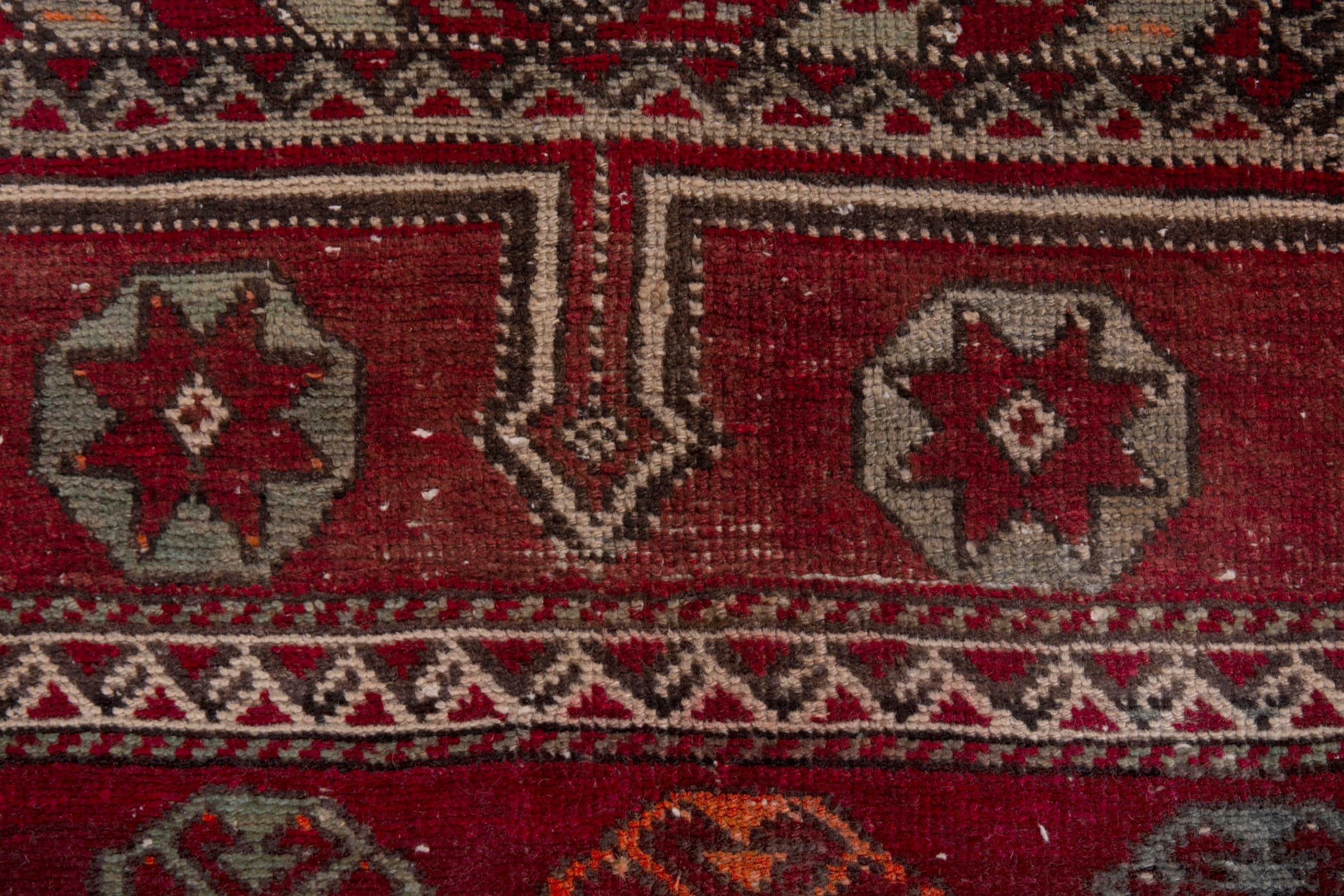 Persian Ghoochan area rug in deep red and burgundy, view 11 of 18