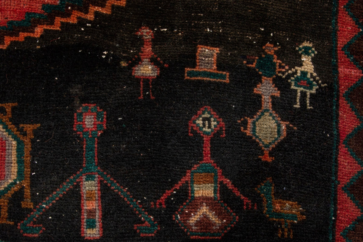 4299, Persian Hamadan Runner Rug