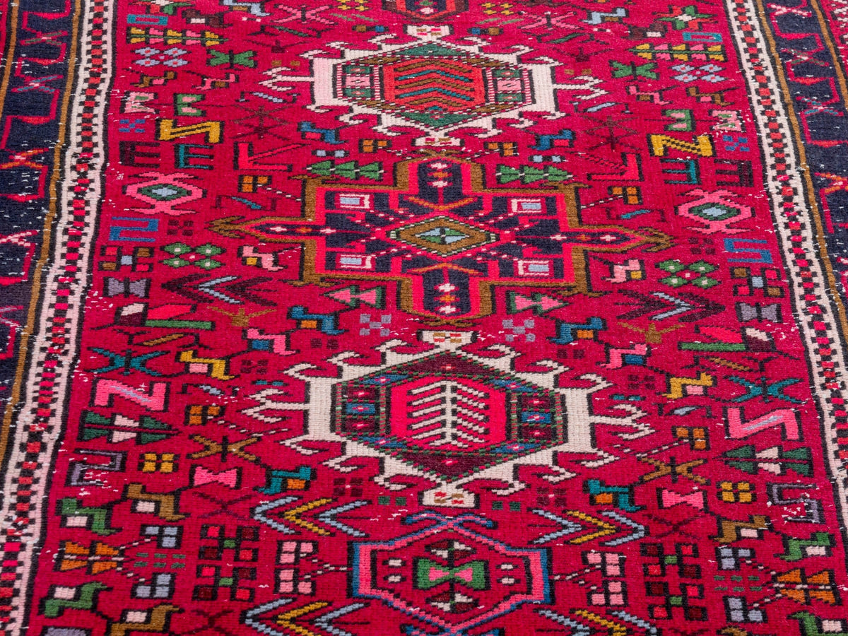 4313, Persian Gharajeh Runner Rug