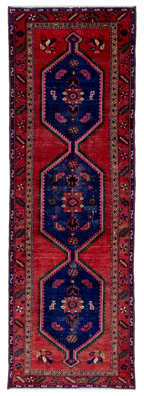 4327, Persian Kashan Runner Rug
