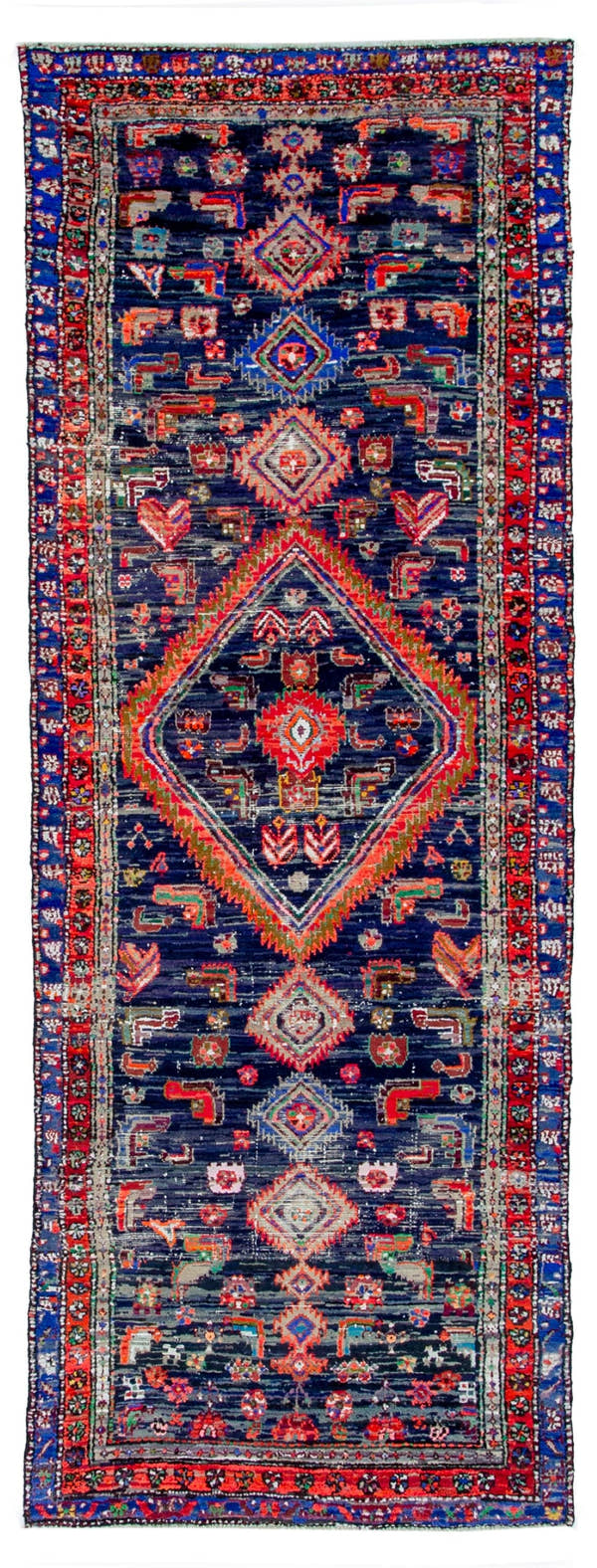 4336, Persian Hamadan Runner Rug
