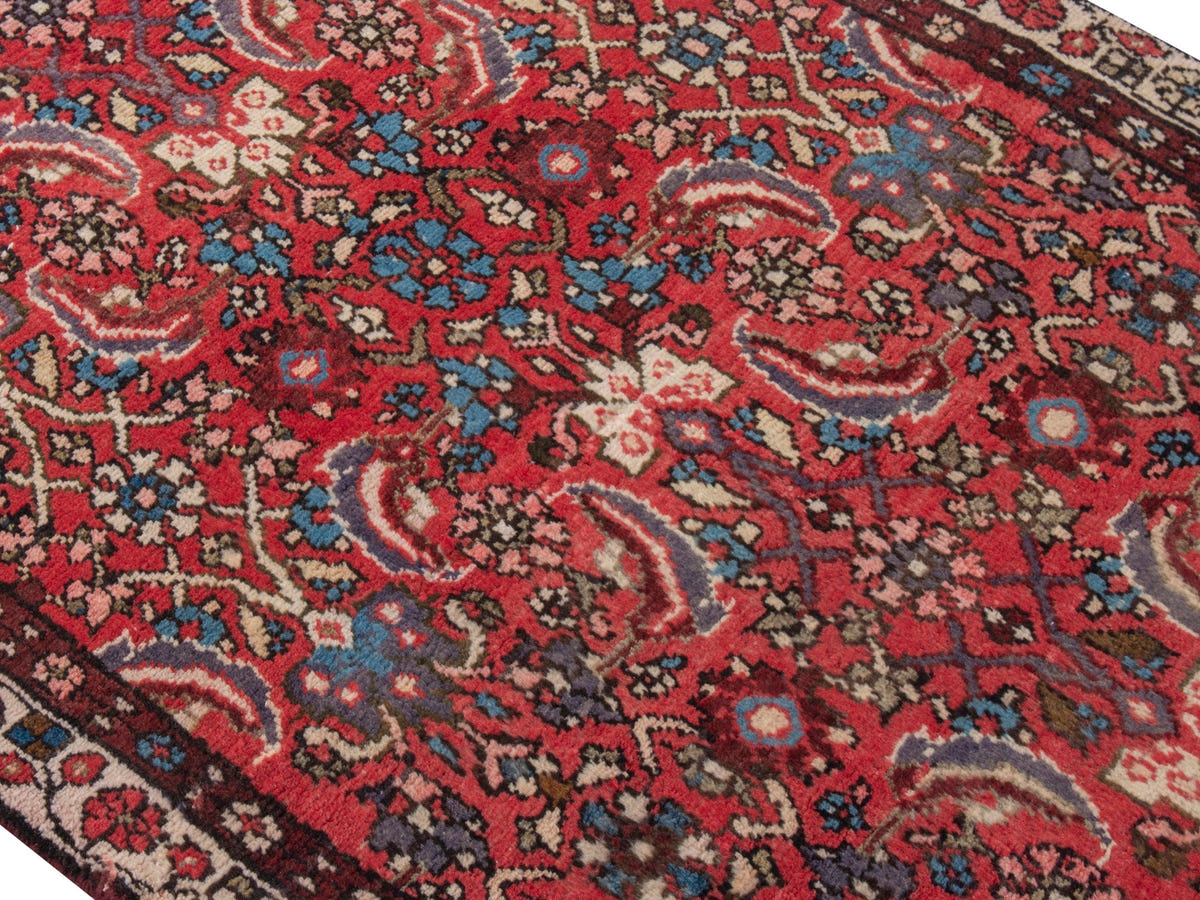 4352, Persian Hamadan Runner Rug