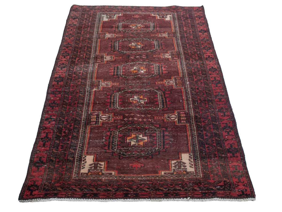 4353, Persian Baluch Runner Rug
