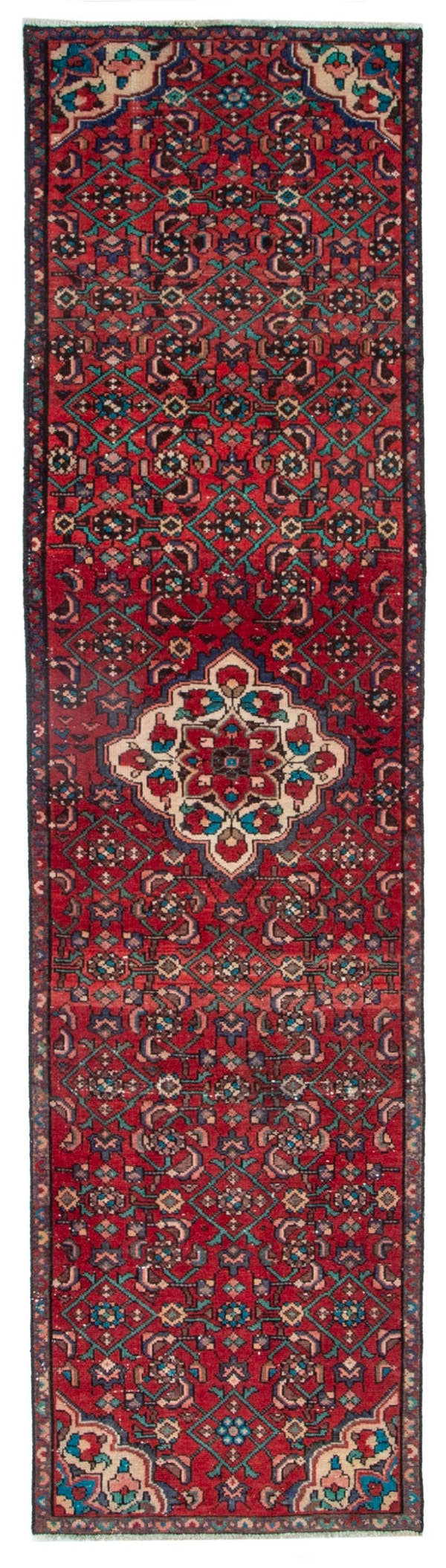 4355, Persian Hamadan Runner Rug