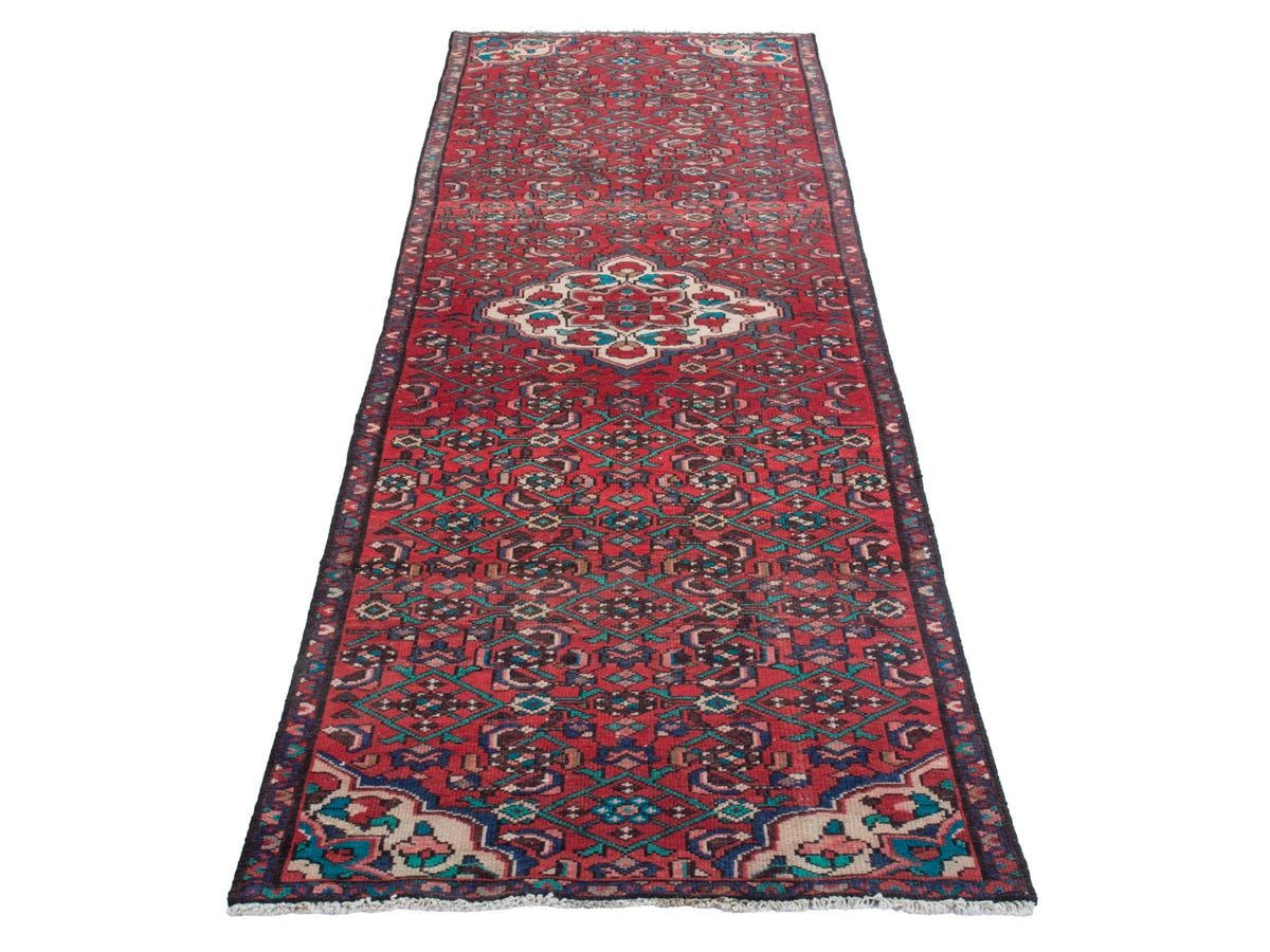 4355, Persian Hamadan Runner Rug