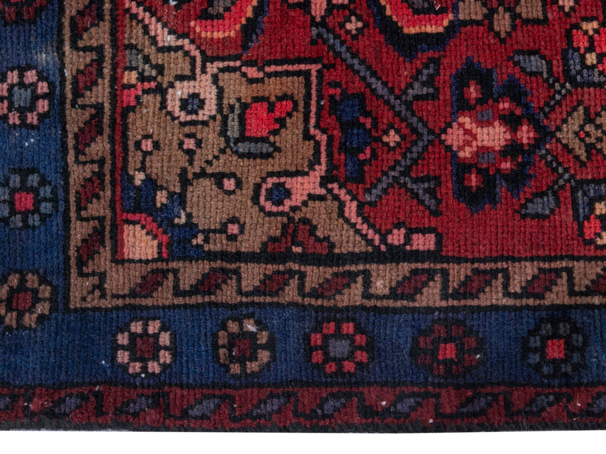 4364, Persian Hamadan Runner Rug