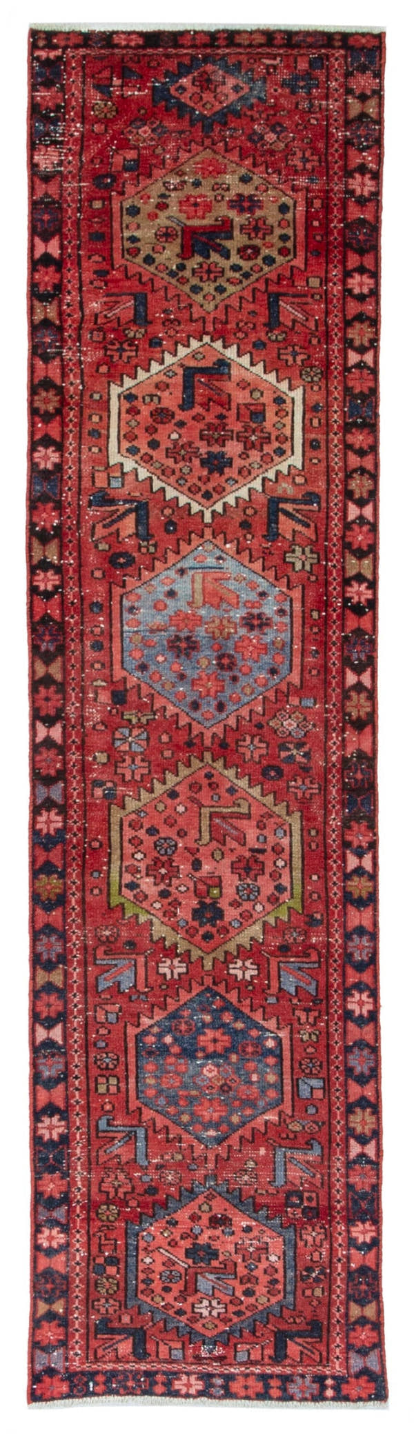 4365, Persian Gharajeh Runner Rug