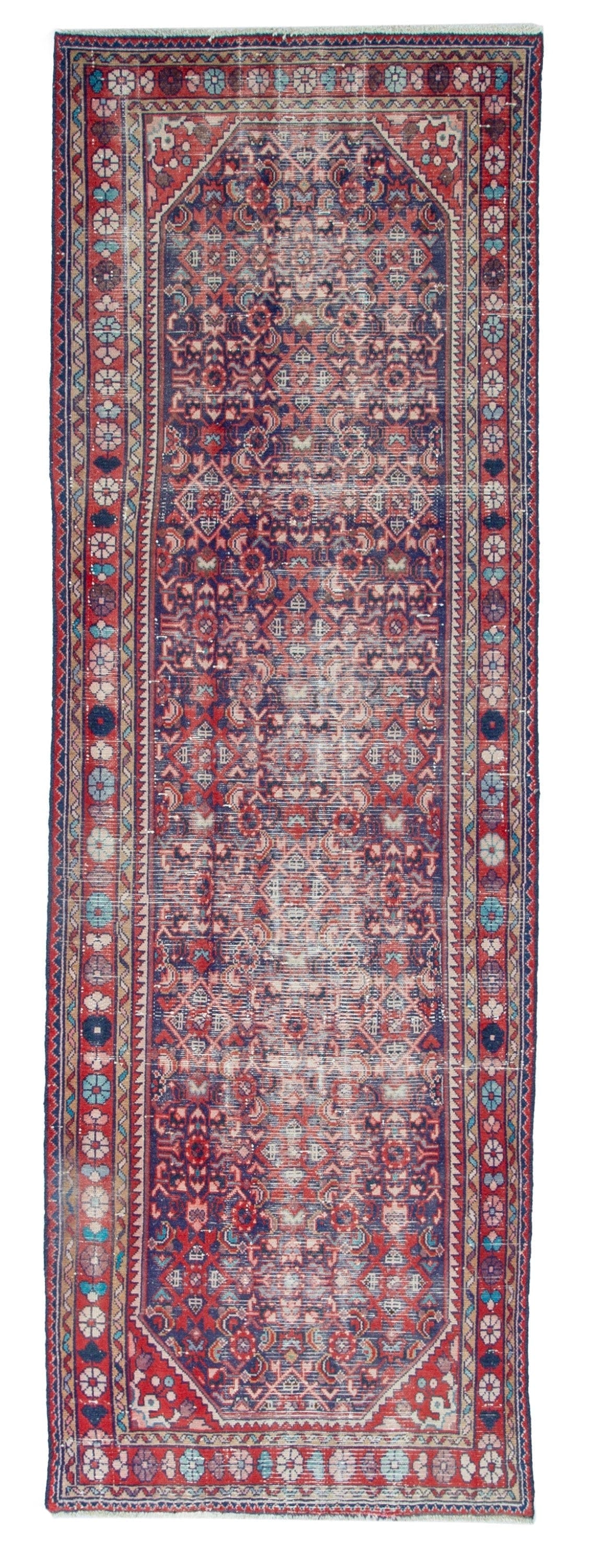 4366, Persian Hamadan Runner Rug