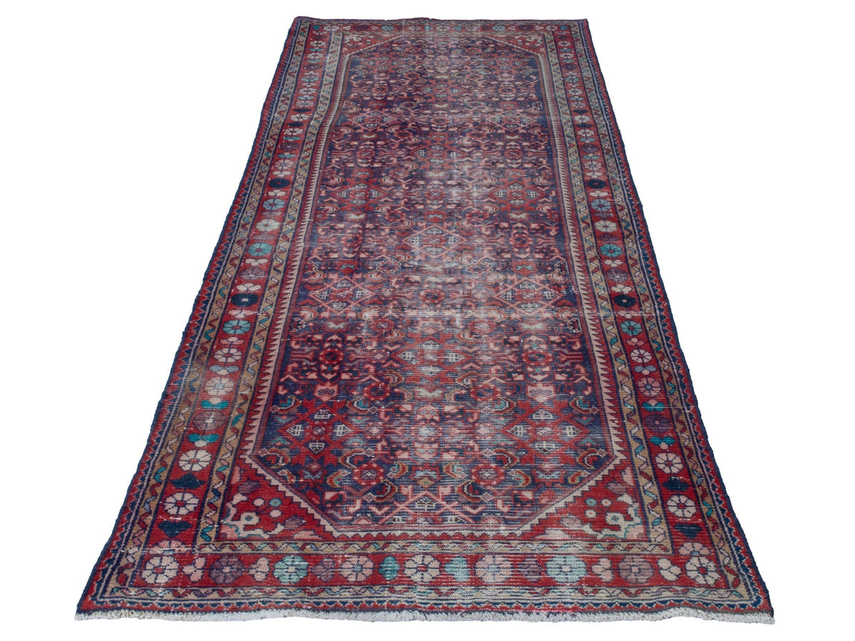 4366, Persian Hamadan Runner Rug